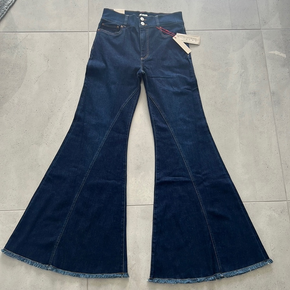 Alice and Olivia high rise jeans